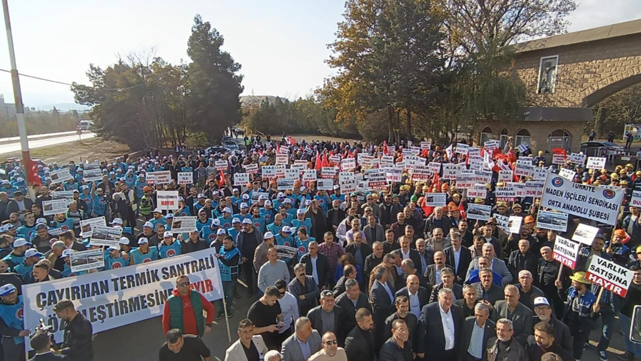 Ankara’da sıcak anlar… 500 işçi kendini madene kapattı